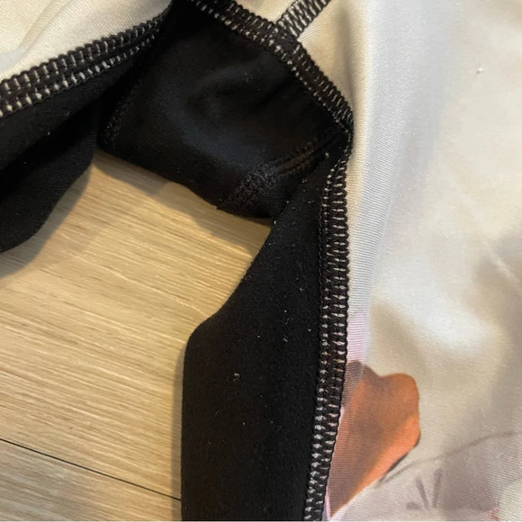 Athleta Powervita High Waist Blossom Intuition Floral Mesh Leggings 7/8 small - Picture 4 of 13